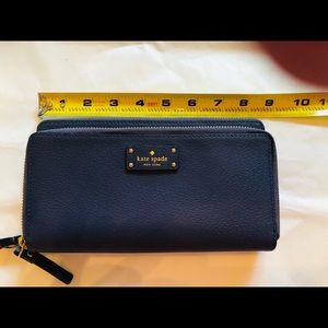 NWOT Kate Spade Blue Clutch Wallet
